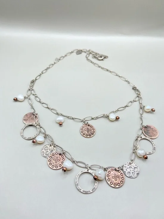 Silpada Cha Cha Coin Necklace - Picture 2 of 9
